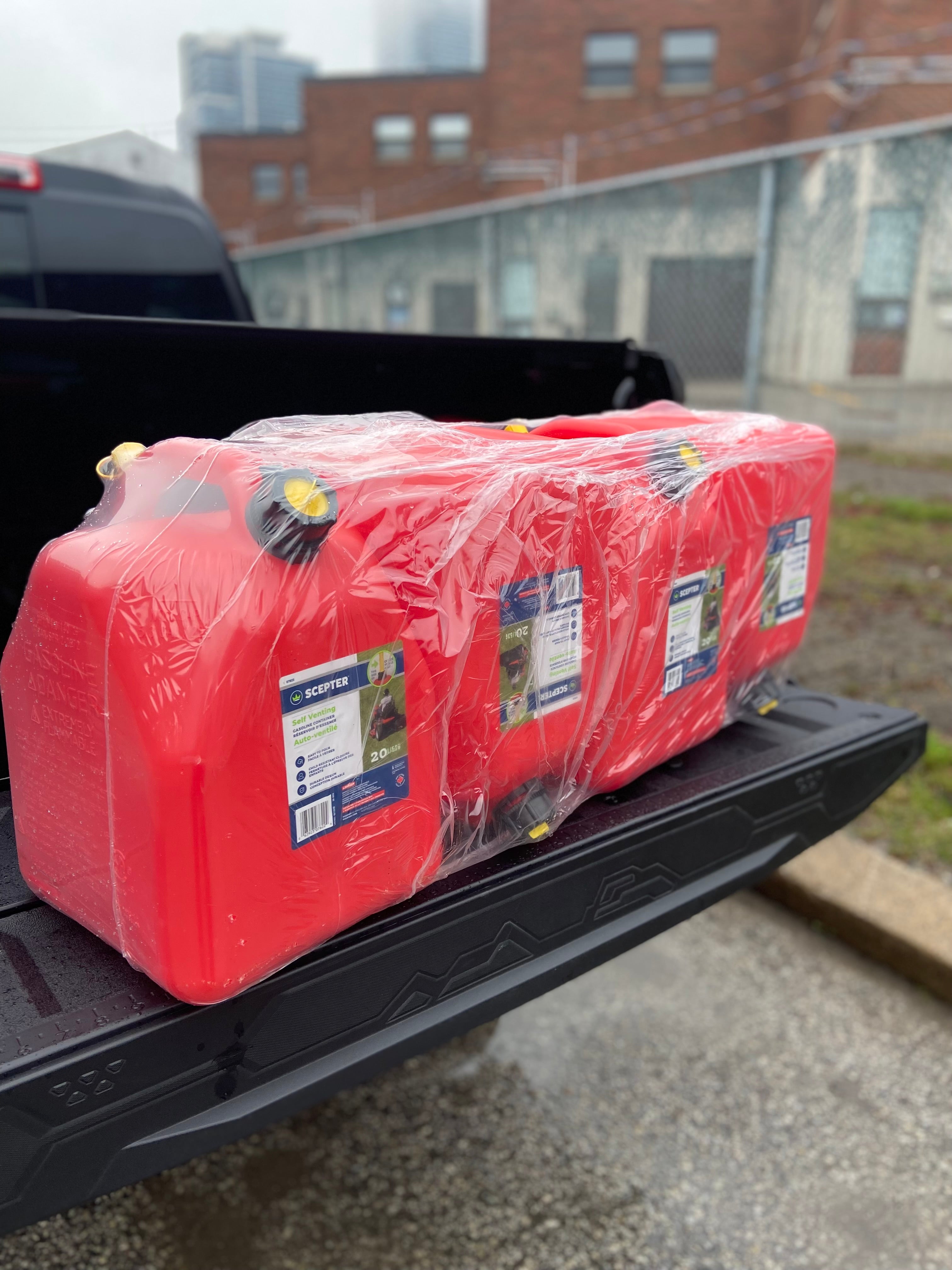 20L Gas Can 4 Pack