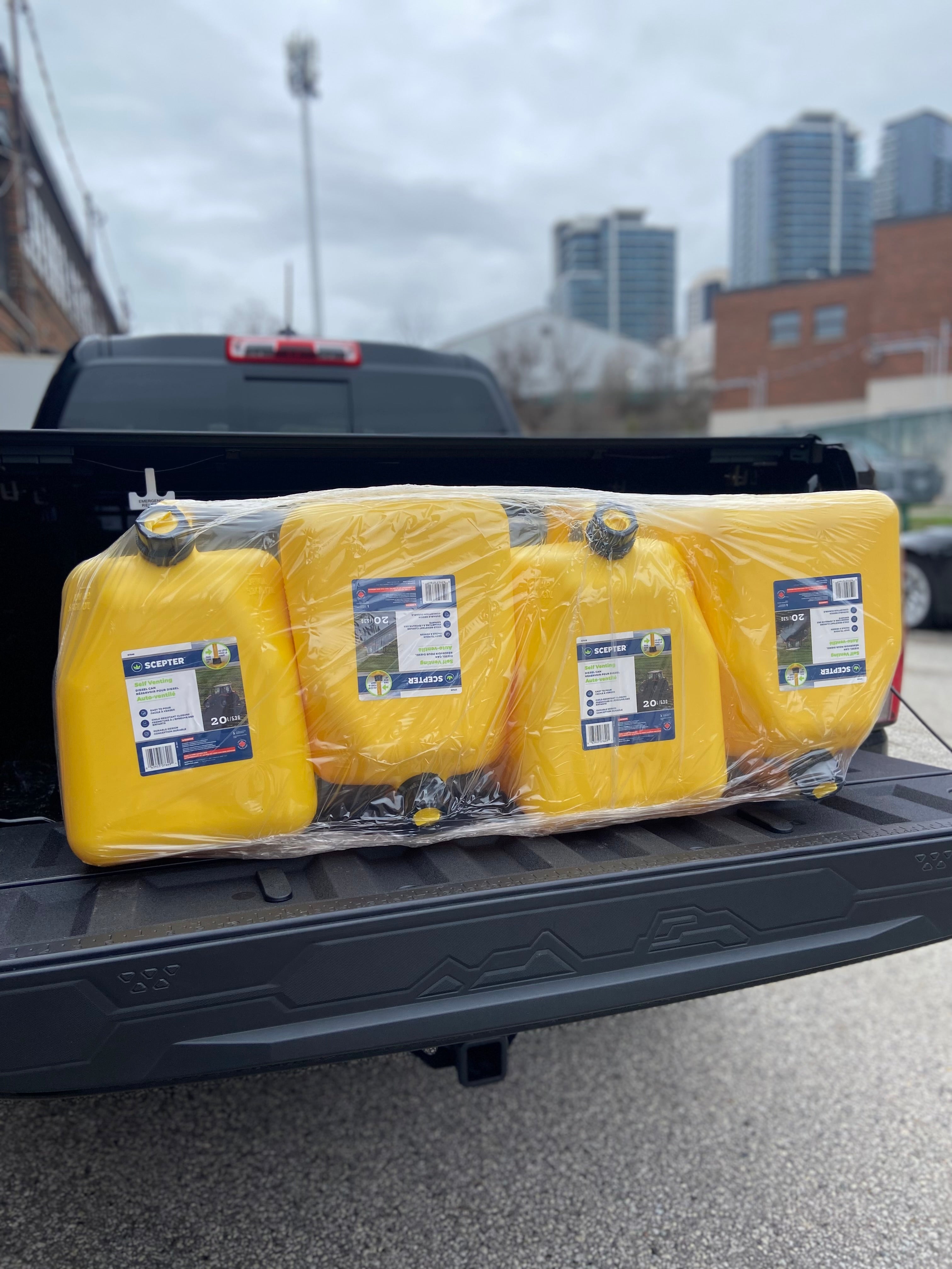 20L Diesel Gas Can 4 Pack