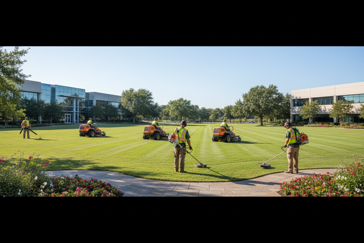 Landscaping Scene